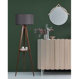 Opviq Črna/rjava stoječa svetilka s tekstilnim senčilom (višina 176 cm) Sehbalı Tripod – Cene