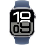 Apple Watch S10 Silver Aluminum Sport Band Denim - S/M GPS + Cellular 46mm MWY03QF/A 2024 | shoptok.hr