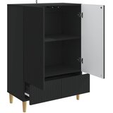  Kreveta s ladicama Crna 66 x 34,5 x 95 cm Konstruirano drvo | Eponuda.com
