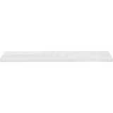  Plutajuće zidne police 2 kom sjajne bijele 120x23,5x3,8 cm MDF | shoptok.hr