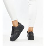 Gemre Black sneakers on a thicker sole Finestra | Shoptok.si