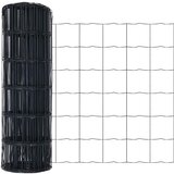 Euro ograda 0,6 x 50 m Željezo prekriveno PVC-om Siva | shoptok.hr