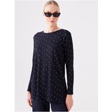 LC Waikiki Women's Crew Neck Polka Dot Long Sleeve Tunic | Shoptok.si