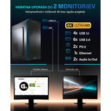 GREED Ultra V2 PC - namizni / pisarniški računalnik - Intel Core i7 13700F - 5,2 GHZ - 32GB RAM - 1TB SSD + 1TB HDD - DVD+RW - WLAN - Windows 11 Pro, (21912902) | Shoptok.si