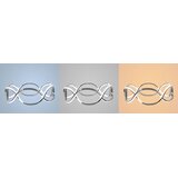 Toolight moderna led stropna svjetiljka + pilot App801-CP twist chrome | shoptok.hr