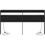 vidaXL Skladišno uzglavlje Crni hrast 180 cm Konstruirano drvo | shoptok.hr