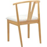  Stolac za blagovanje 2 pcs Prirodna i svijetla | shoptok.hr