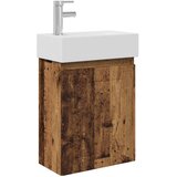 vidaXL Kopalniška omarica s tapo Star les 45,5 x 25,5 x 84 cm, (5000245800) | Shoptok.si