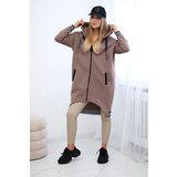 Kesi Mocca hoodie with zipper | Shoptok.si