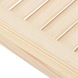vidaXL Swing Doors Louvred Design 1 par masivni les borovega lesa | Shoptok.si