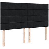  Krevet s oprugama i madracem crni 200x200 cm baršunasti | shoptok.hr