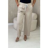 Kesi Punto Milano winter pants with wide legs beige Cene