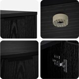 Namještaj za kavez za mačke Crni hrast 100 x 49 x 45 cm | shoptok.hr