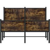  Metalni okvir kreveta bez madraca boja hrasta 120x200 cm | shoptok.hr