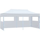 vidaXL Zložljiv pop-up vrtni šotor s stranicami 3x6 m jeklen bel | Shoptok.si