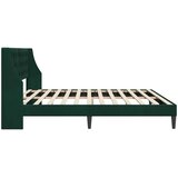  Krevetna konstrukcija Tamnozelena 200 x 200 cm Baršun | Eponuda.com