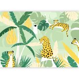  Foto tapeta - Cheetahs in the jungle - landscape with animals in the tropics for children 150x105 Standard | shoptok.hr