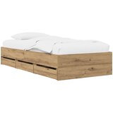  Okvir kreveta s pohranom Hrast artisan Konstruirano drvo | shoptok.hr