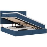  LED krevet za pohranu s madracem Plava 180 x 200 cm Tkanina | shoptok.hr
