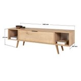 Hanah home TV komoda, bež Slike