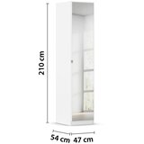 home24 OMARA S KLASIČNIMI VRATI, bela | Shoptok.si