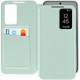 AVIZAR Usnjeno ohišje za kartico Galaxy S25 z okencem Display Window Card Holder, Svetlo zelena, (5000013443) | Shoptok.si