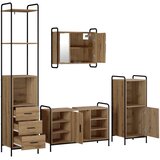  Set ormarića za kupaonicu 4 kom. Hrast artisan | shoptok.hr