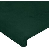  LED uzglavlje tamnozeleno 144x5x78/88 cm baršunasto | shoptok.hr
