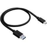 Akyga USB kabel USB-A vtič\, USB-C® vtič 1.00 m črna AK-USB-15, (20578056) | Shoptok.si