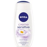 Nivea Creme Sensitive krema za prhanje za občutljivo kožo 250 ml za ženske | Shoptok.si