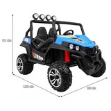 Buggy na akumulator Grand 4x4 LIFT STRONG - dvosjed - plavi | shoptok.hr