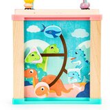 ECO TOYS Drvena edukativna kocka Dino | shoptok.hr