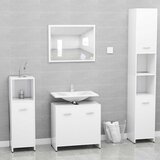  Set kupaonskog namještaja bijeli od konstruiranog drva | shoptok.hr