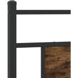  Okvir kreveta bez madraca dimljena boja hrasta 90x200 cm drveni | shoptok.hr