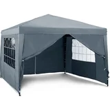 pop up paviljon slate z utežmi - siv