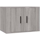  3-dijelni set TV ormarića boja hrasta sonome konstruirano drvo Siva | shoptok.hr