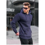 Madmext Sweatshirt - Dark blue - Regular fit Cene