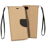  Preklopni ovitek / etui / zaščita Fancy za Apple iPhone 12 / 12 Pro (6.1") - zlati & črni Cene