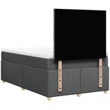  Krevet box spring s madracem tamnosivi 120 x 190 cm tkanina | shoptok.hr
