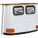 Maison Chic Komoda - Predalnik z motivom tovornjaka trden mangov les bela, (21721566) | Shoptok.si