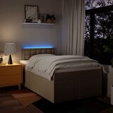  Krevet box spring s madracem krem 120 x 190 cm od tkanine | shoptok.hr