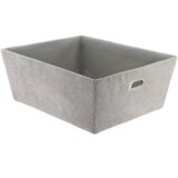 Tendance KOŠARICA 32,5X45X18 CM SAMT, SIVA | shoptok.hr