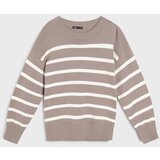 Sinsay Prugasti viskozni džemper | shoptok.hr