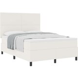  Postelja s box springom z vzmetnico krema 140x200 cm Kordurojska tkanina, (22080838) | Shoptok.si