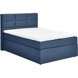 CARRYHOME POSTELJA BOXSPRING 120 cm x 200 cm , tekstil temno modra Cene