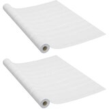  Samoljepljive folije za vrata 2 kom bijelo drvo 210 x 90 cm PVC | shoptok.hr