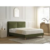 Bobochic Paris Zelena oblazinjena oblazinjena zakonska postelja z letvenim dnom 180x200 cm Mara – | Shoptok.si