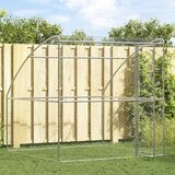  Kućica za pse s pohranom Srebrno 2 x 2 x 2 m Čelik | shoptok.hr