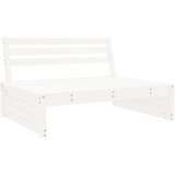  Srednja vrtna sofa bijela 120 x 80 cm od masivne borovine | shoptok.hr