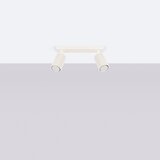 Nice Lamps Kremno bela stropna svetilka 6,5x30 cm Gleam – | Shoptok.si